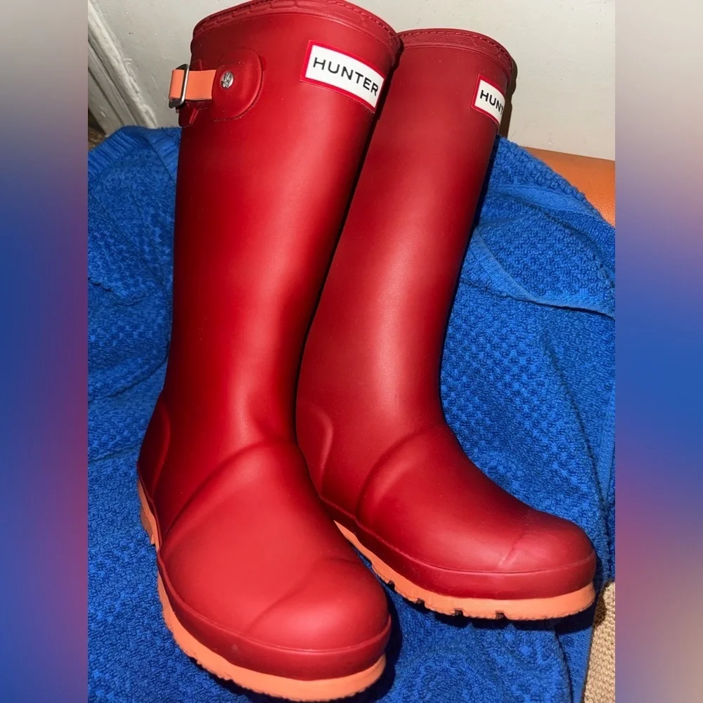 kids two Tone multicolor  HUnter Boots